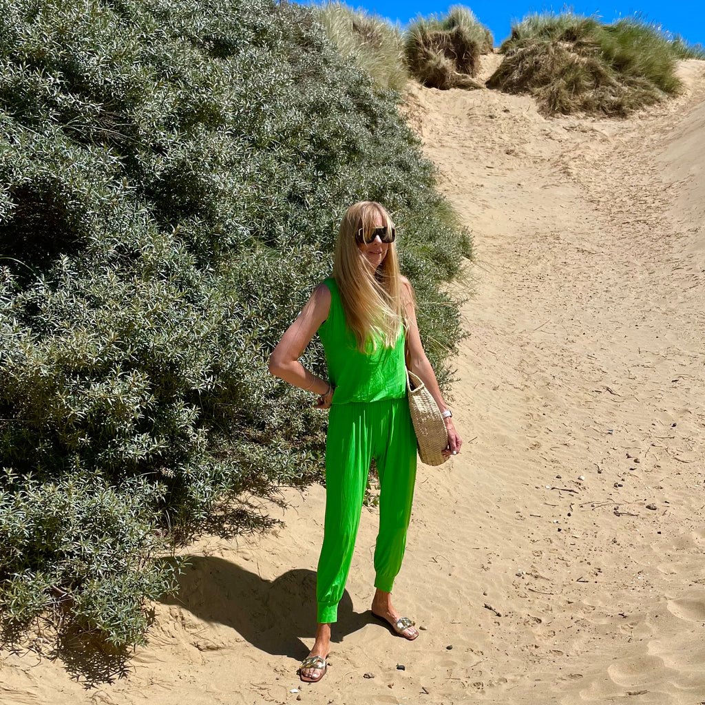 Neon cheap shorts jumpsuit