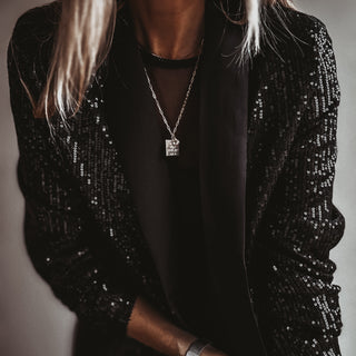 Sequin BLACK blazer *NEW*