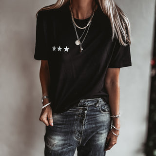 Cities tee BLACK *boyfriend fit* NEW