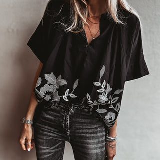 Black meadow Blouse *NEW*