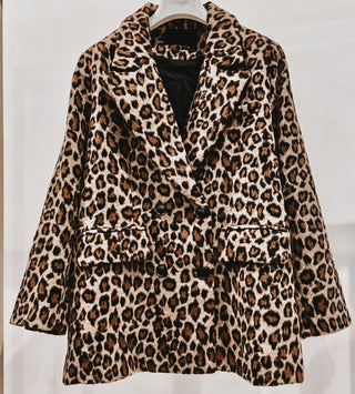 Leopard boyfriend blazer  *NEW*