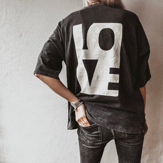 LOVE tee charcoal grey *NEW*