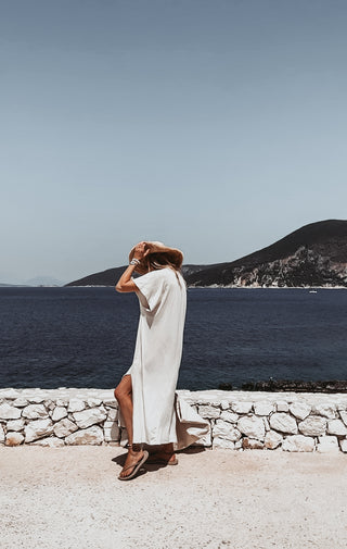 CREAM Naxos V neck t shirt dress