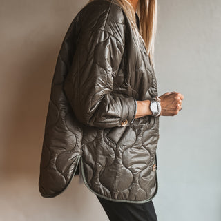 Khaki Callie quilted jacket *NEW*