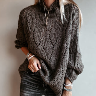 SAID vintage grey / brown knit *NEW*