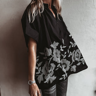 Black meadow Blouse *NEW*