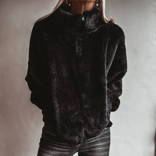 Super fleecy black sweater *NEW*