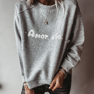 AMOR ETC grey sweatshirt *NEW*