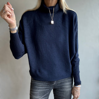 Navy Lane roll neck jumper *NEW*