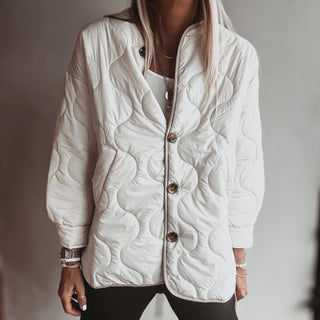 Cream Callie quilted jacket *NEW*