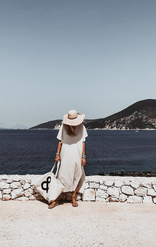 CREAM Naxos V neck t shirt dress