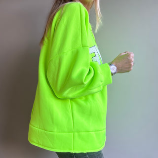 LOVE neon yellow sweatshirt *NEW*