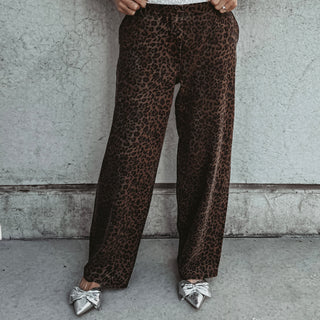 Leopard wide jeans *NEW*