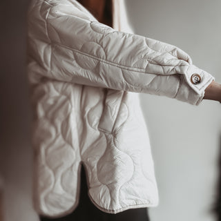 Cream Callie quilted jacket *NEW*