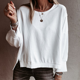 WHITE Perugia ULTIMATE sweatshirt long sleeved top *NEW*