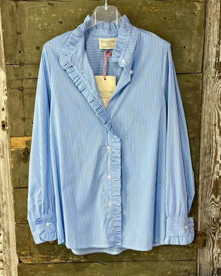 Willow stripe ruffle Blouse *NEW*