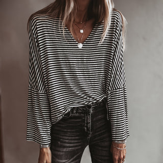 Montage V neck breton striped top *NEW*