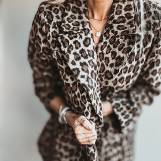 Leopard boyfriend blazer  *NEW*