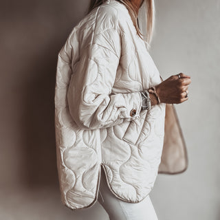 Cream Callie quilted jacket *NEW*