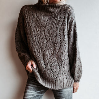 SAID vintage grey / brown knit *NEW*