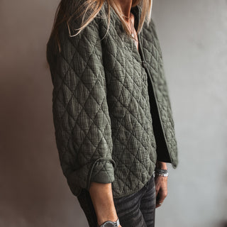 Khaki Connor quilted jacket *NEW*