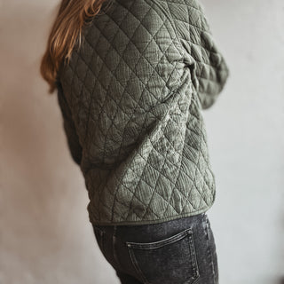 Khaki Connor quilted jacket *NEW*