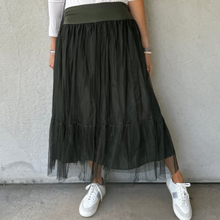 Keval KHAKI tulle skirt *NEW*