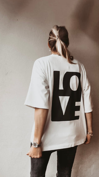 LOVE tee vintage white *NEW*