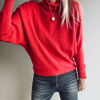 Red Lane roll neck jumper *NEW*