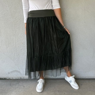 Keval KHAKI tulle skirt *NEW*