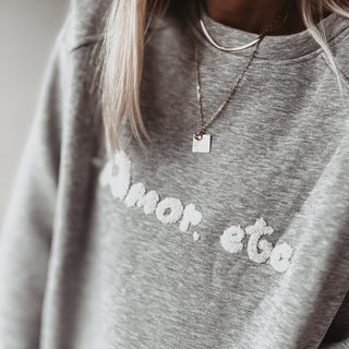 AMOR ETC grey sweatshirt *NEW*