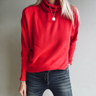 Red Lane roll neck jumper *NEW*