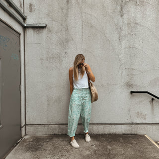 Slouchy summer mint chinos   *SALE*