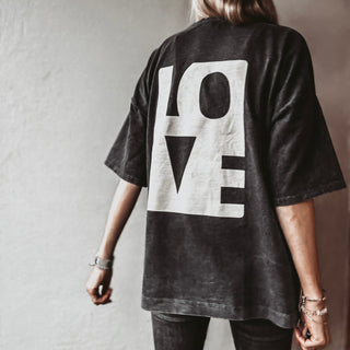 LOVE tee charcoal grey *NEW*