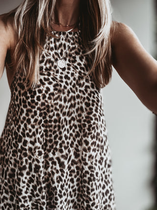 Leopard tie summer dress *NEW*