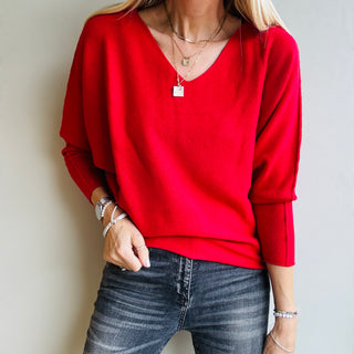 LEENA RED sweater *NEW*