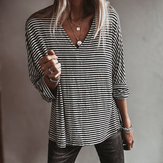 Montage V neck breton striped top *NEW*