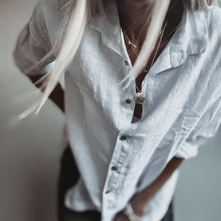 Marcia linen white blouse *NEW*