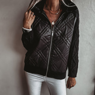 Tessa quilted BLACK bomber *NEW*