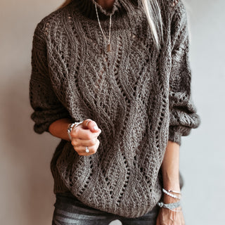 SAID vintage grey / brown knit *NEW*