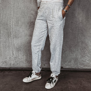 Light heather grey college joggers *NEW*