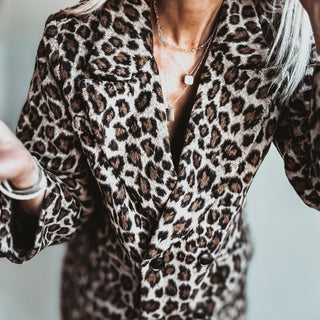 Leopard boyfriend blazer  *NEW*