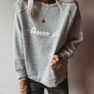 AMOR ETC grey sweatshirt *NEW*