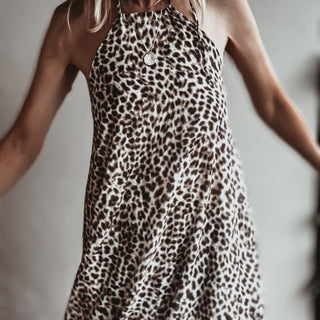 Leopard tie summer dress *NEW*