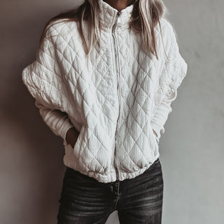 Cream Charlston quilted gilet *NEW*