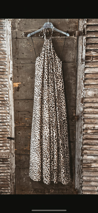 Leopard tie summer dress *NEW*