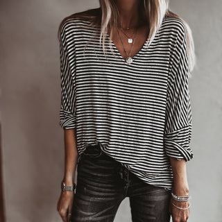 Montage V neck breton striped top *NEW*