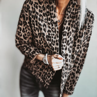 Leopard quilted jacket  *NEW*