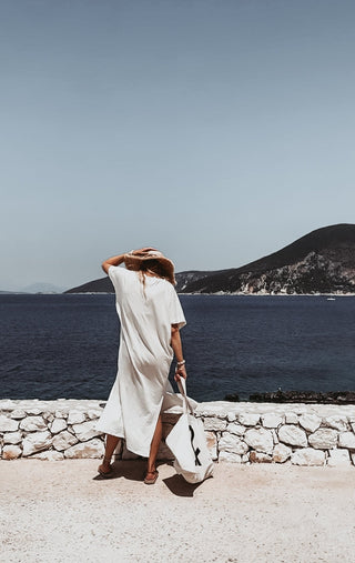 CREAM Naxos V neck t shirt dress