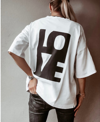 LOVE tee vintage white *NEW*